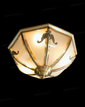 Đèn ốp trần đồng trang trí 74879
