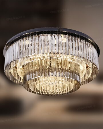 Đèn ốp trần pha lê cao cấp 75001