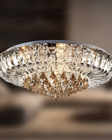 Đèn ốp trần pha lê cao cấp 75034