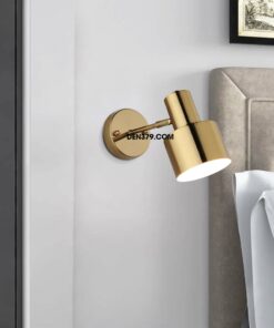 Đèn tường ống rọi xi vàng cao cấp xoay QH507