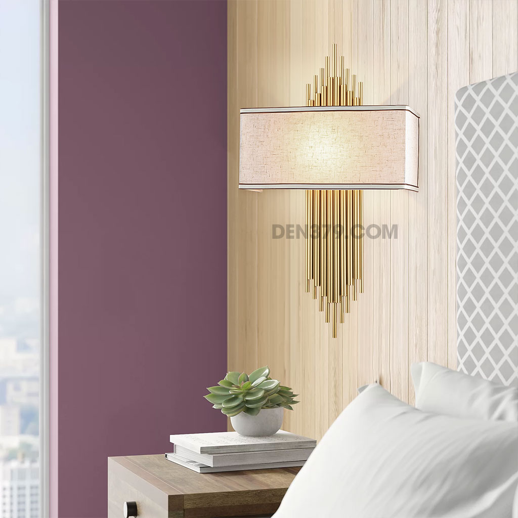 Đèn tường decor chụp vải cao cấp QK849A