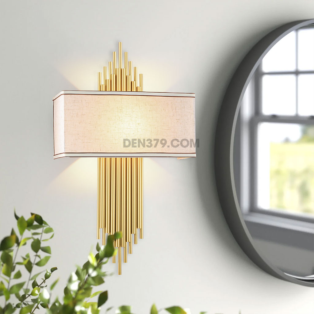 Đèn tường decor chụp vải cao cấp QK849A