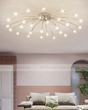 Đèn chùm ốp trần trang trí ngôi sao DN69/21