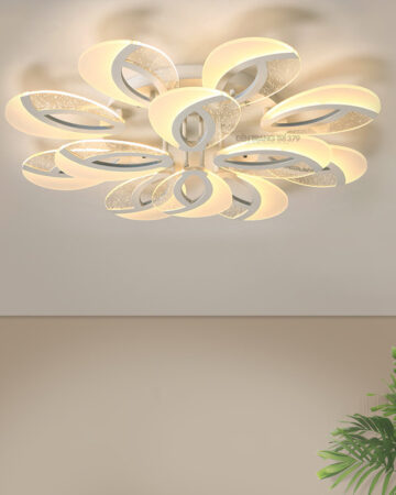 Đèn LED ốp trần 12 cánh bọt nước S261