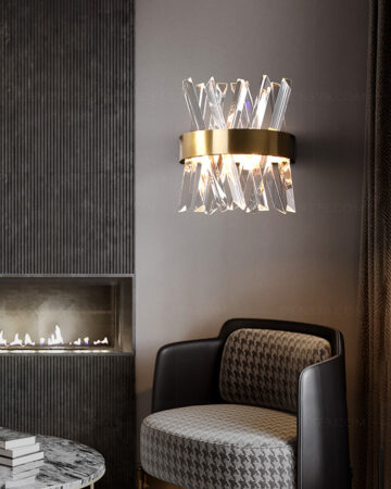 Đèn gắn tường pha lê cao cấp SC107