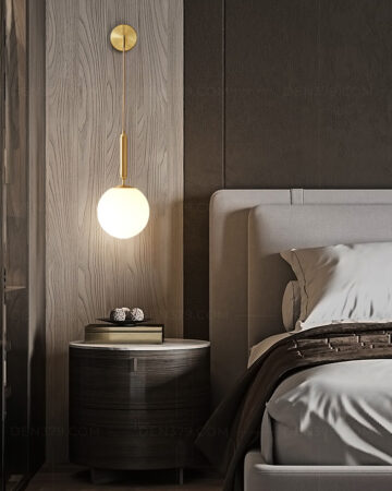 Đèn tường phong cách thả thủy tinh SC123