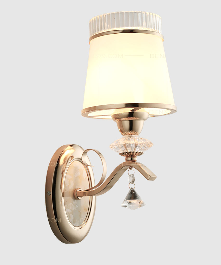 Đèn tường chụp thủy tinh hoa văn trang trí SC145
