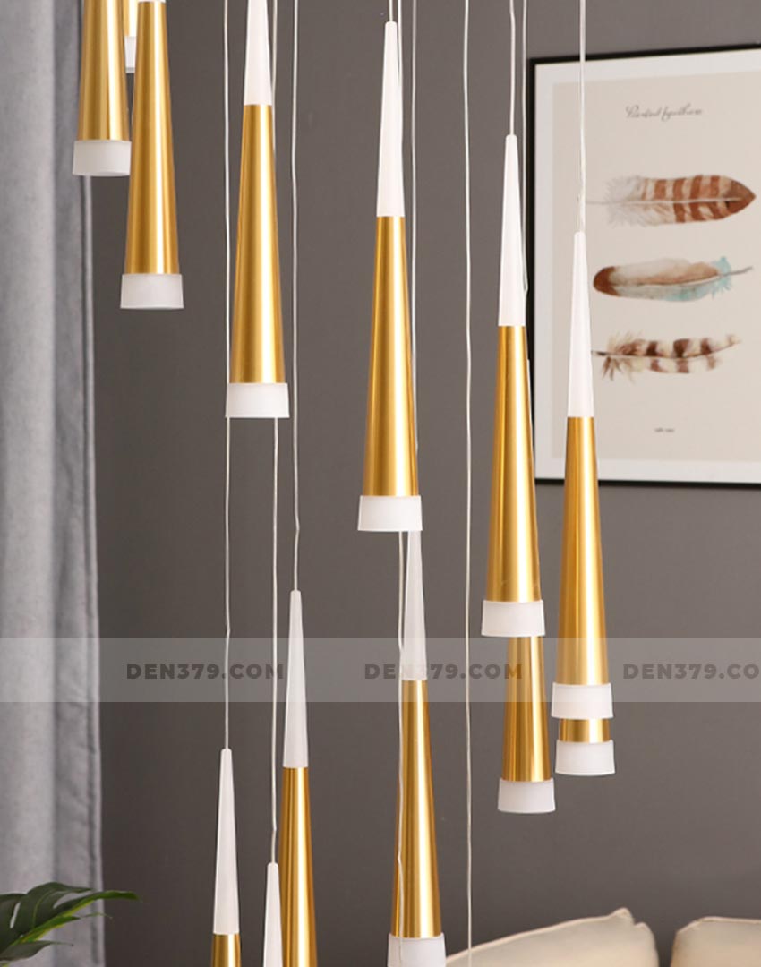 Đèn chùm thả thông tầng cầu thang DTNT 6894A, KD6017, PH9-TH8004