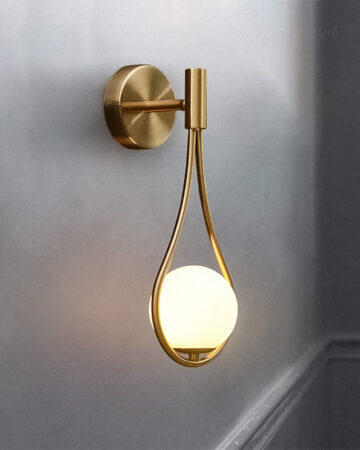 Đèn tường trang trí quả cầu thủy tinh giọt nước S433