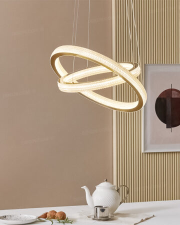 Đèn thả LED 2 vòng tròn cao cấp TL8465