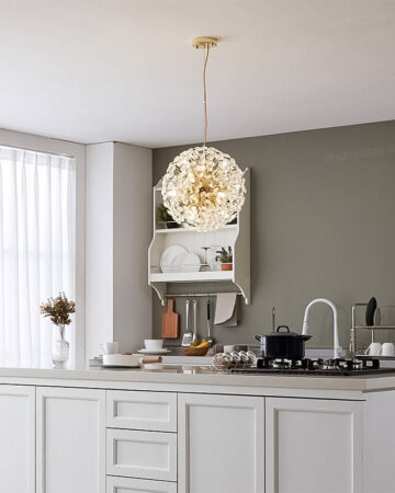 Đèn thả quả cầu pha lê cao cấp NB2011