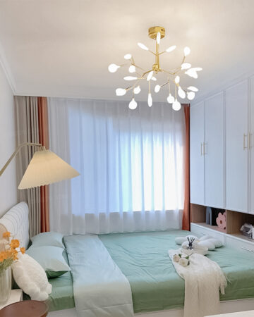 Đèn thả thủy tinh 27 bóng TTK27