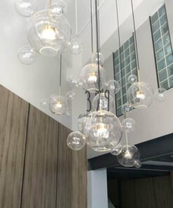 Đèn thả thủy tinh trang trí Bọt nước THCN 33A-18
