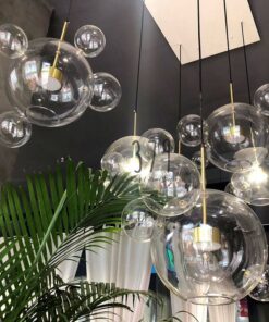 Đèn thả thủy tinh trang trí Bọt nước THCN 33A-18