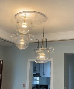 Đèn thả thủy tinh trang trí Bọt nước THCN 33A-18