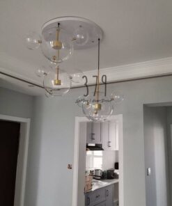 Đèn thả thủy tinh trang trí Bọt nước THCN 33A-18