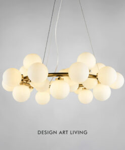 Đèn chùm chao thủy tinh hiện đại