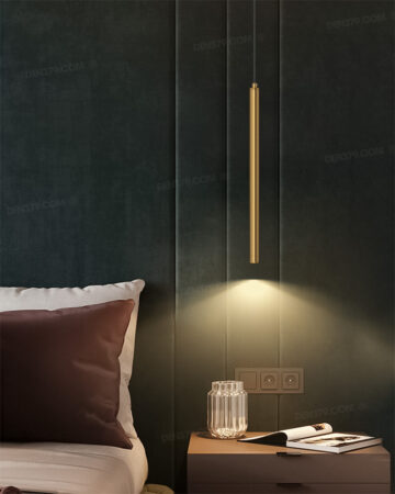 Đèn thả LED ống rọi thân vàng cao cấp THD05C