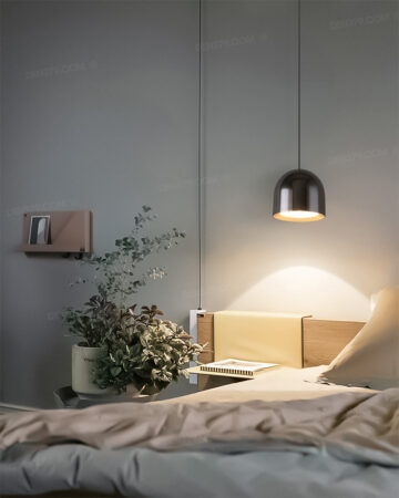 Đèn thả LED ống rọi thân đen bóng cao cấp THD24