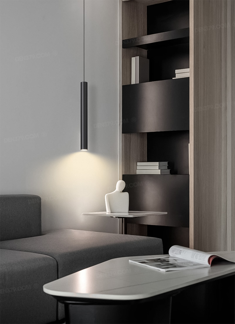 Đèn thả LED ống rọi thân sơn tĩnh điện THCN123