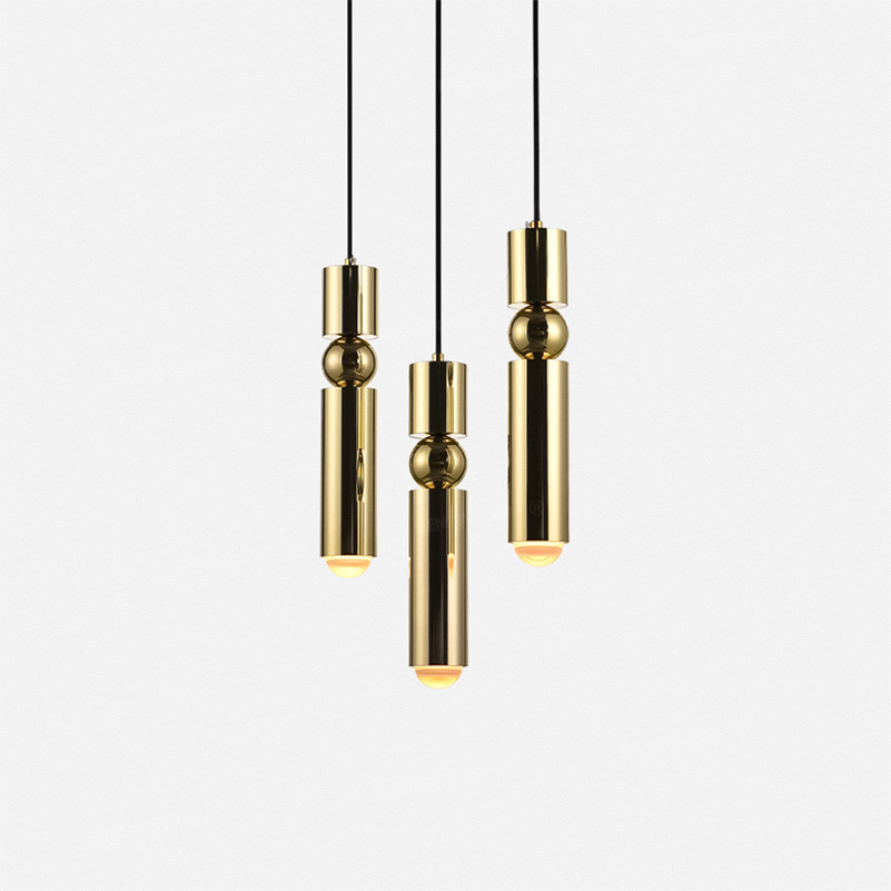 Đèn thả LED ống rọi thân vàng cao cấp THD06