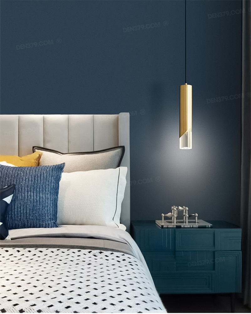 Đèn thả LED ống rọi thân vàng cao cấp T8966