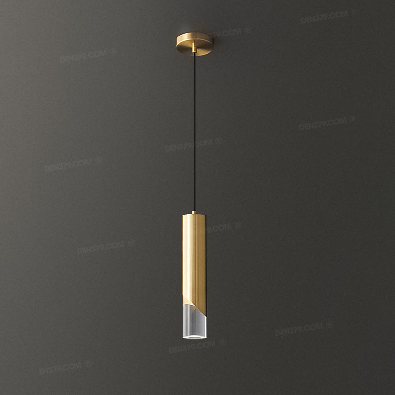 Đèn thả LED ống rọi thân vàng cao cấp T8966