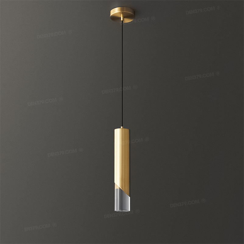 Đèn thả LED ống rọi thân vàng cao cấp T8966