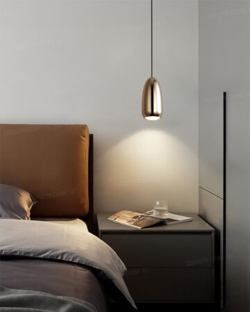 Đèn thả LED ống rọi thân vàng bóng cao cấp THD23