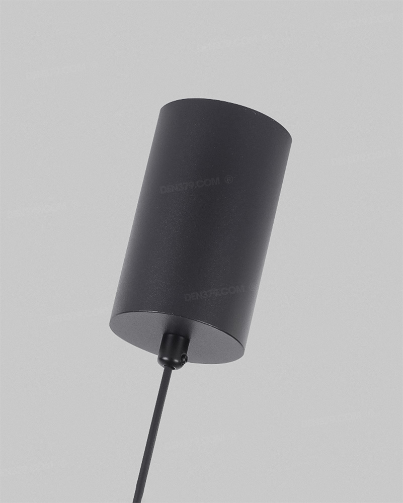 Đèn thả LED ống rọi thân đen nhám sơn tĩnh điện THD23