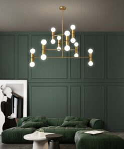 đèn chùm hiện đại trang trí phòng khách