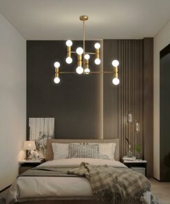 đèn chùm hiện đại trang trí phòng ngủ