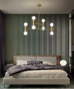 đèn chùm hiện đại trang trí phòng ngủ