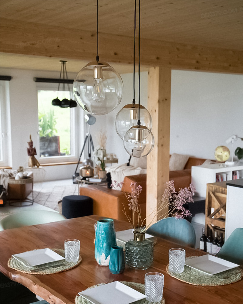 Đèn thả thủy tinh TH7018