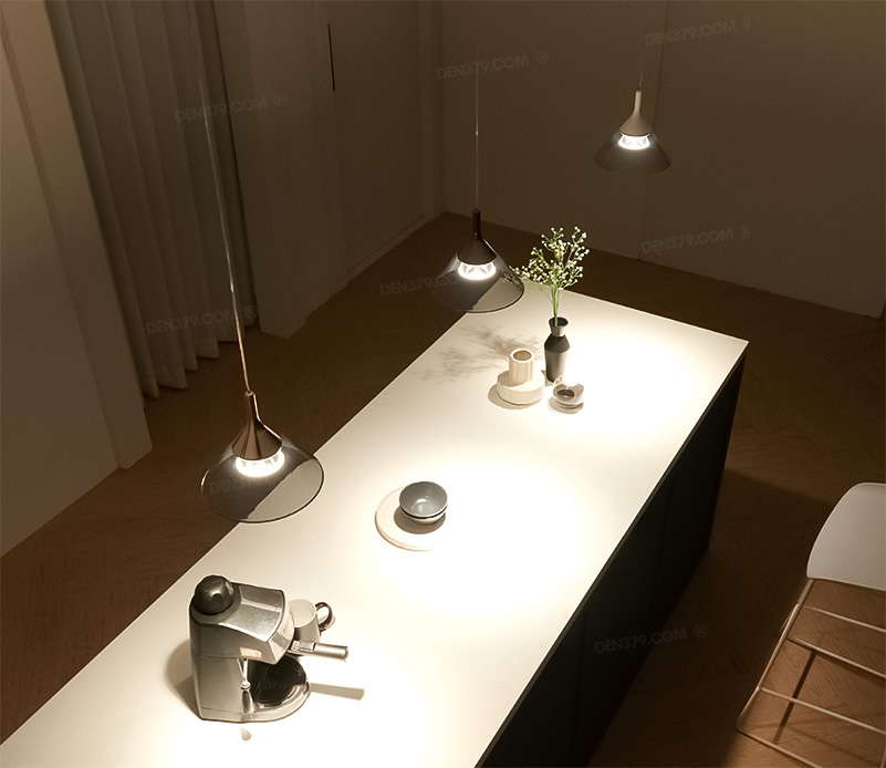 Đèn thả thủy tinh THD25