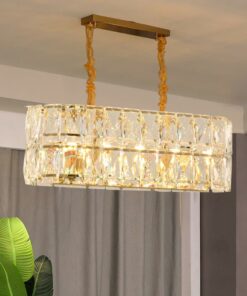 Đèn thả trang trí pha lê cao cấp trang trí bàn ăn