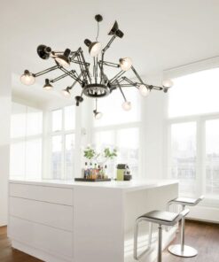 đèn chùm hiện đại chân nhện cao cấp