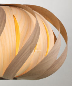 Đèn thả trang trí lá gỗ D2030