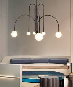 Đèn chùm nhập khẩu Italy 6 bóng hiện đại