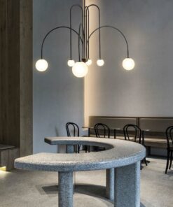 Đèn chùm nhập khẩu Italy 6 bóng hiện đại