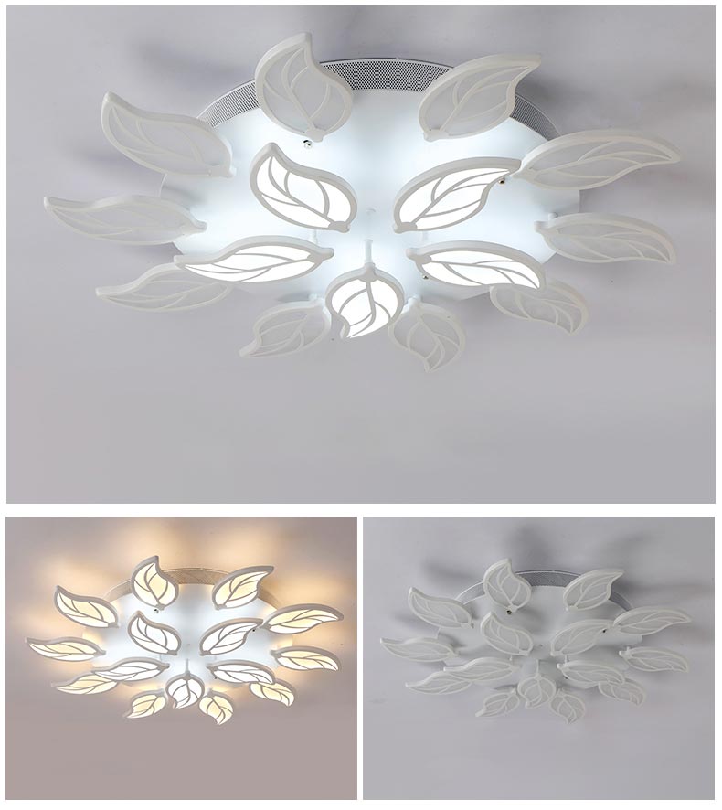 Đèn mâm LED ốp trần Chiếc Lá