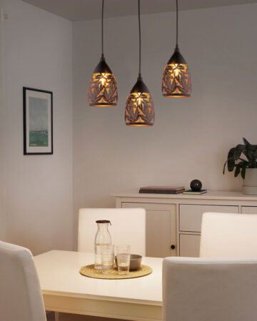 đèn thả trần trang trí bàn ăn