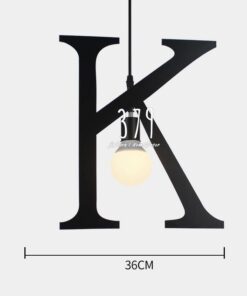 Đèn thả trang trí bảng 24 chữ cái THCN 57A