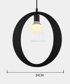 Đèn thả trang trí bảng 24 chữ cái THCN 57A