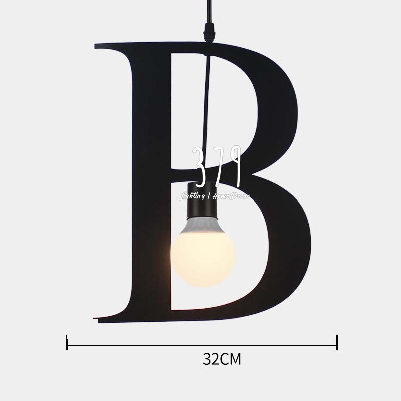 Đèn thả trang trí bảng 24 chữ cái THCN 57A