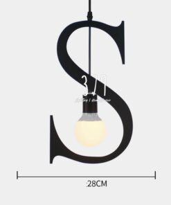 Đèn thả trang trí bảng 24 chữ cái THCN 57A