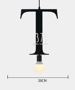 Đèn thả trang trí bảng 24 chữ cái THCN 57A