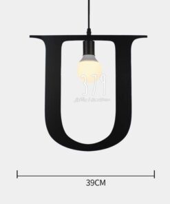 Đèn thả trang trí bảng 24 chữ cái THCN 57A