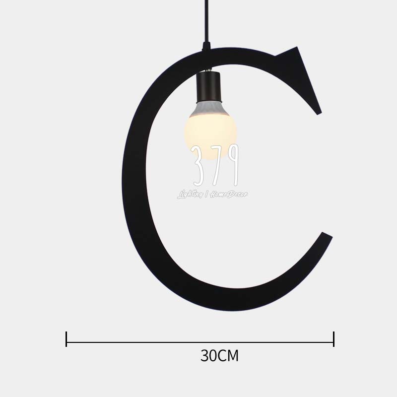 Đèn thả trang trí bảng 24 chữ cái THCN 57A