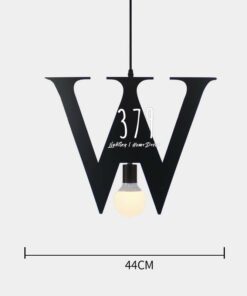 Đèn thả trang trí bảng 24 chữ cái THCN 57A